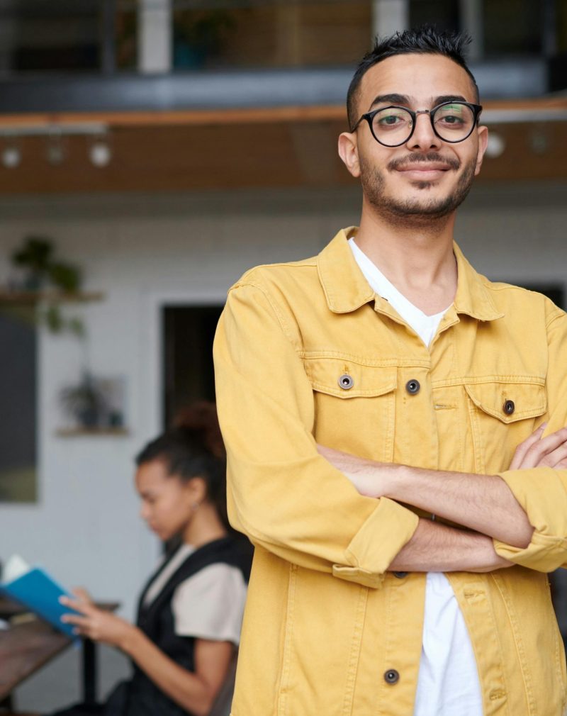 Young Man participating in Program